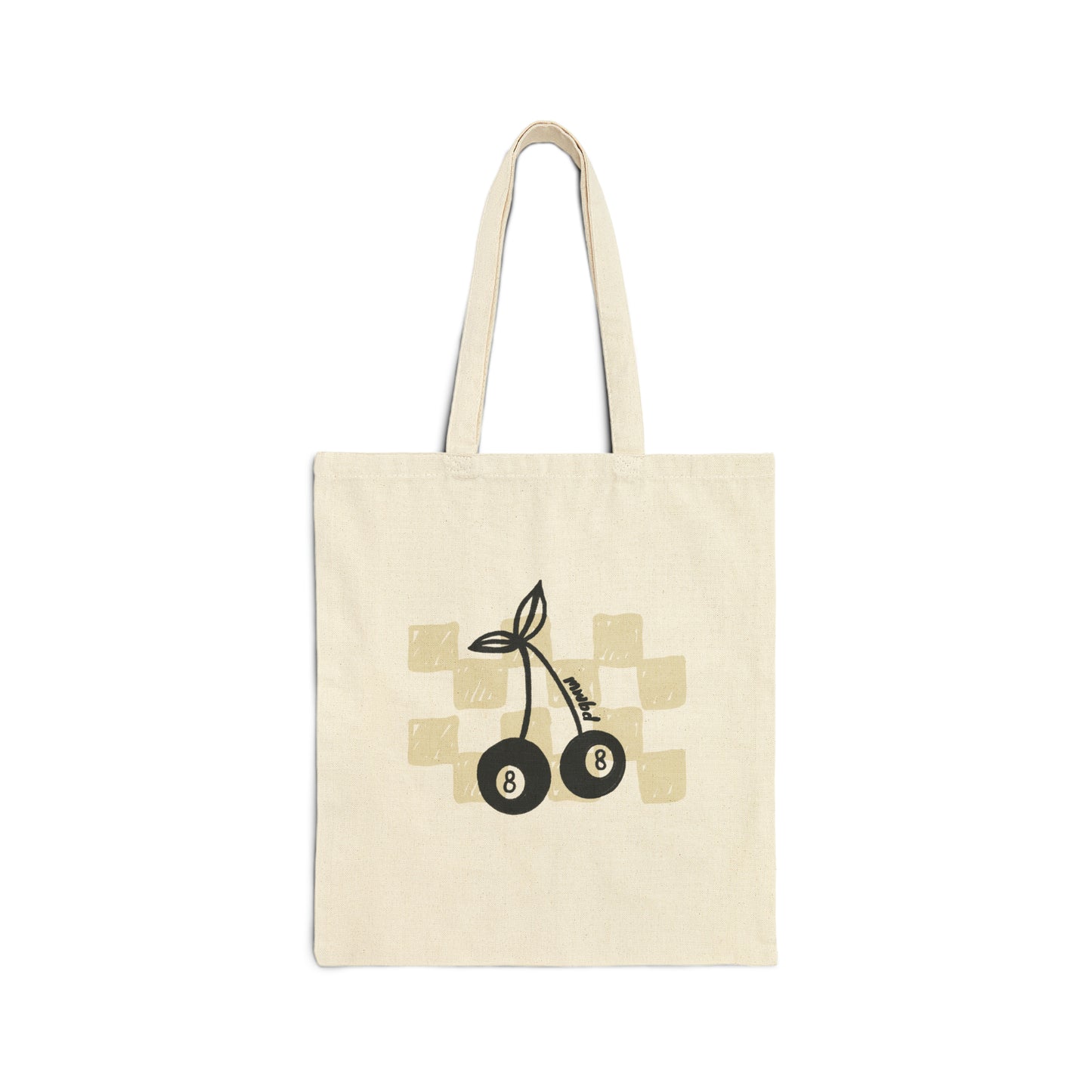 Eight Ball Cotton Canvas Tote Bag
