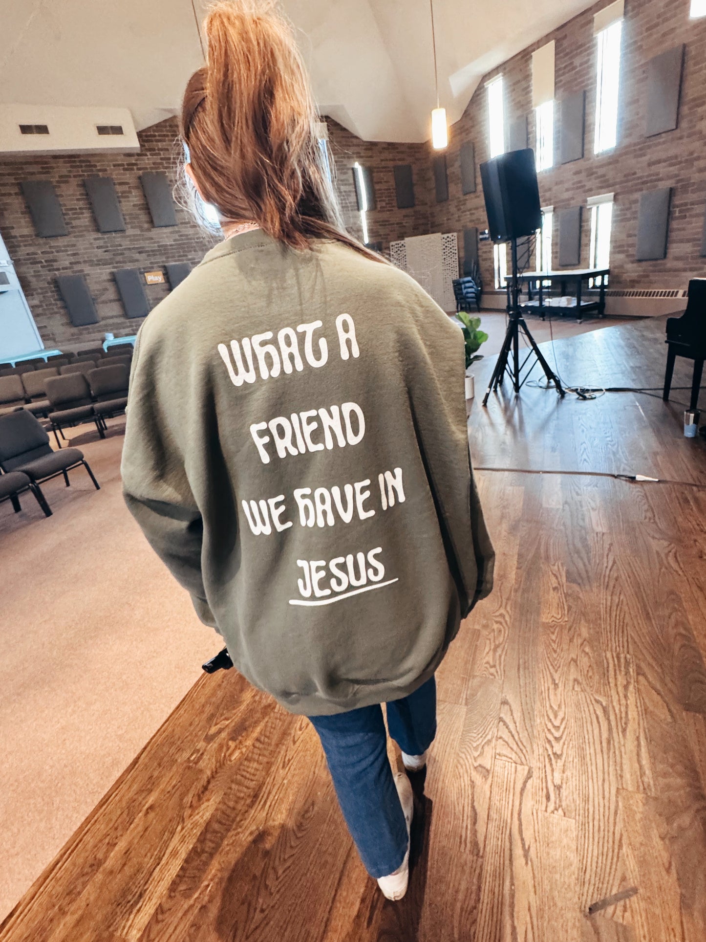 What a Friend We Have In Jesus Crewneck