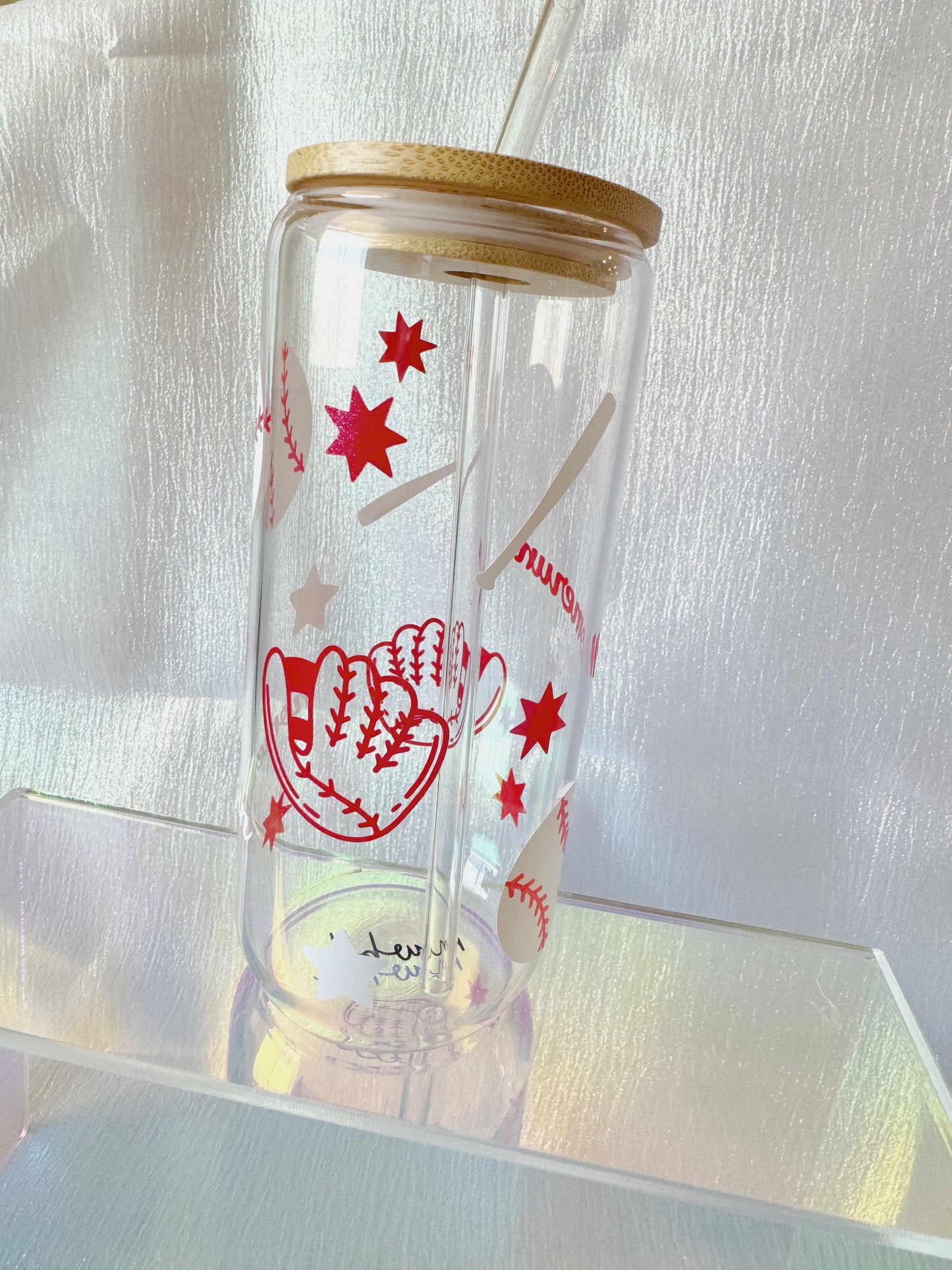 Homerun Glass Can