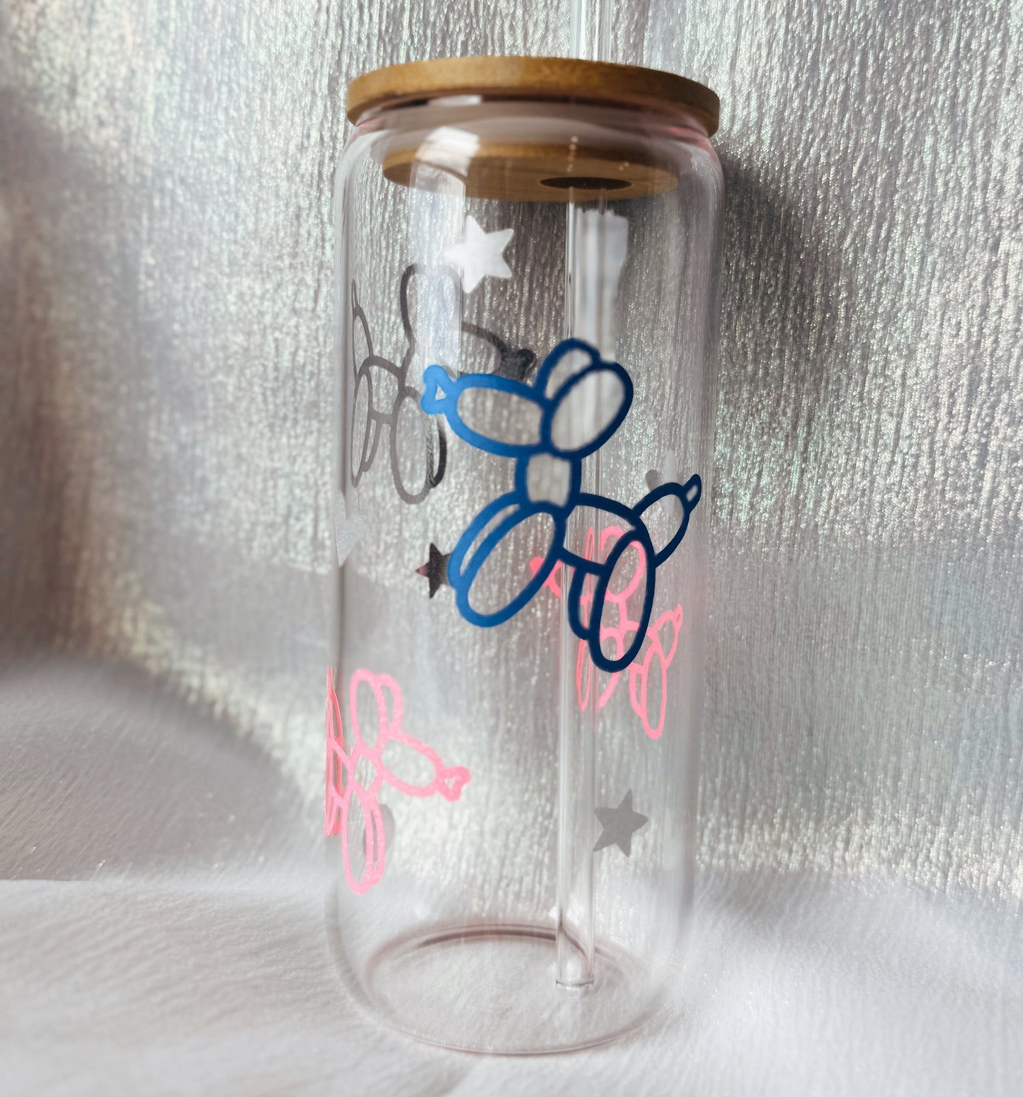 Balloon Animals Glass Can