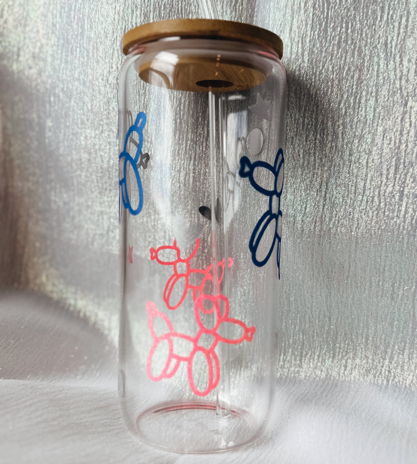 Balloon Animals Glass Can