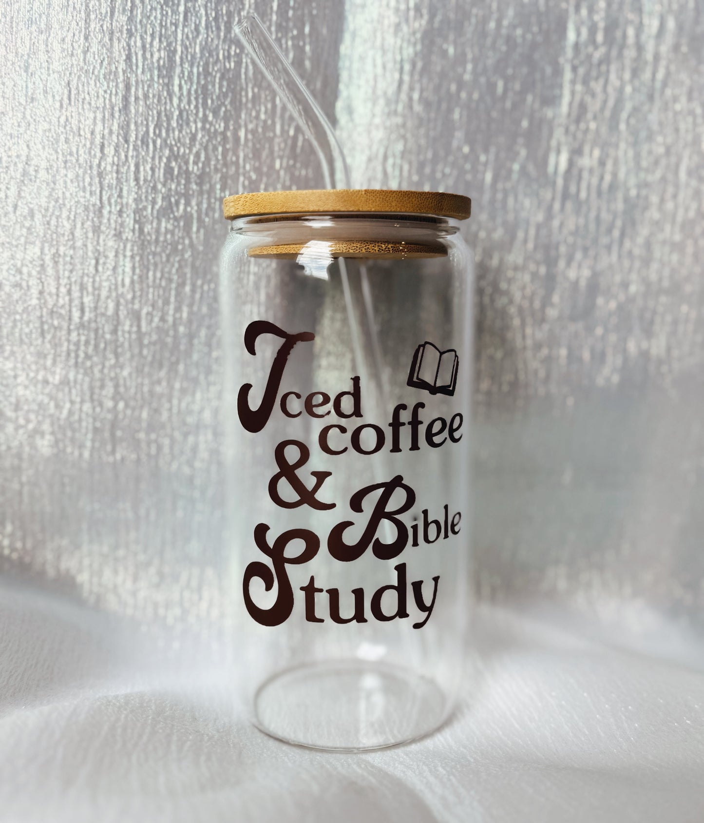Bible Study Babe Glass Can (Chocolate)
