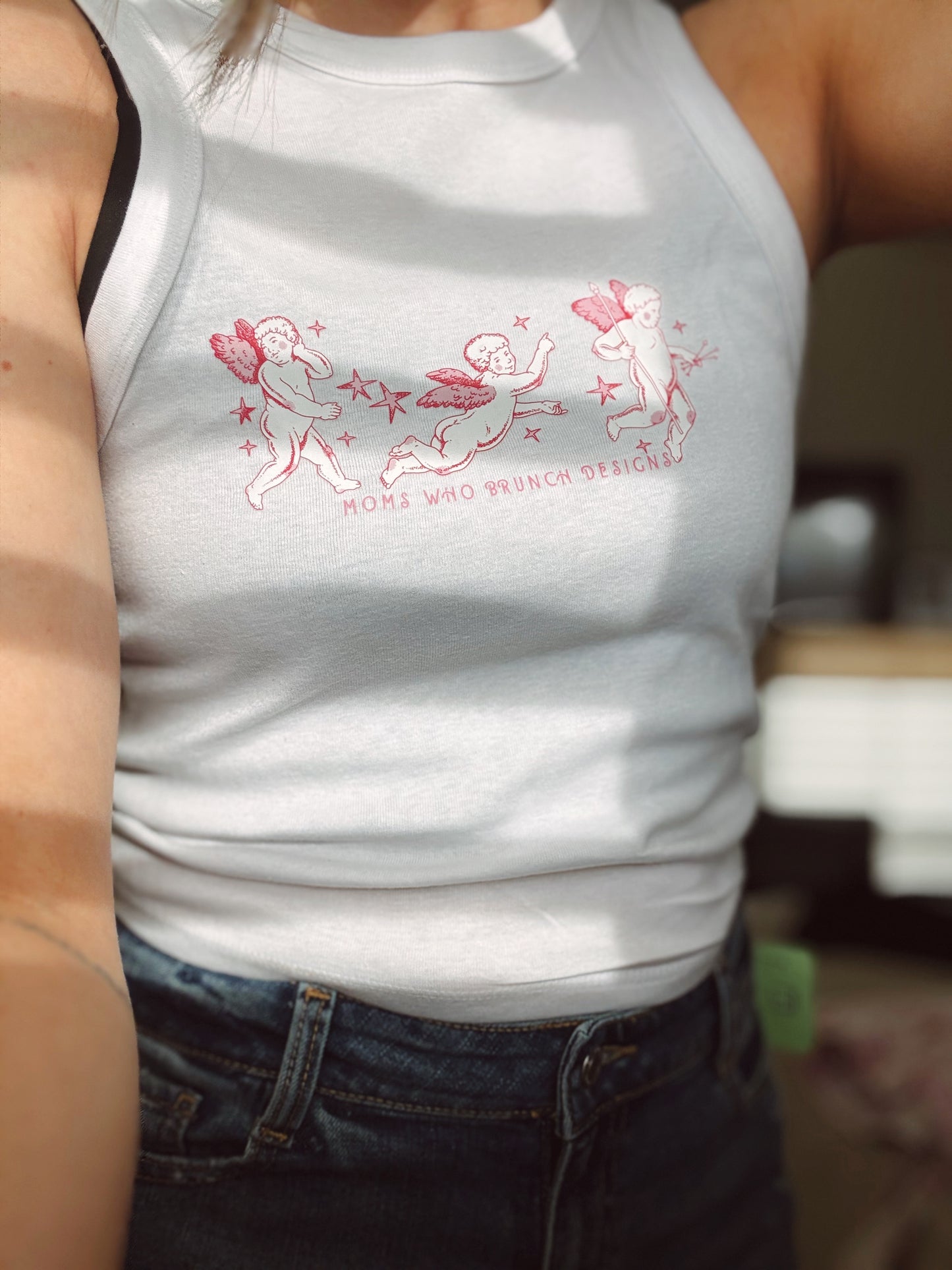 MWBD Cherub Women's Micro Rib Racer Tank Top