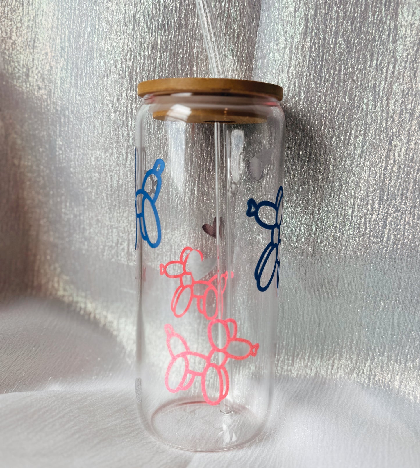 Balloon Animals Glass Can