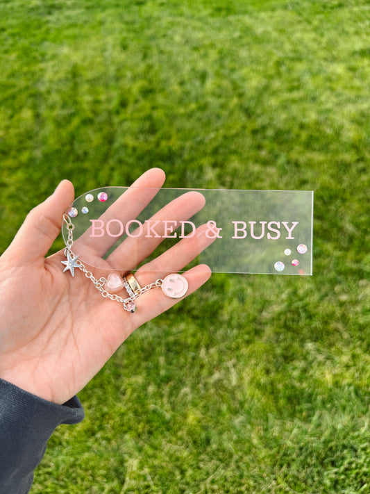 Booked & Busy Bookmark