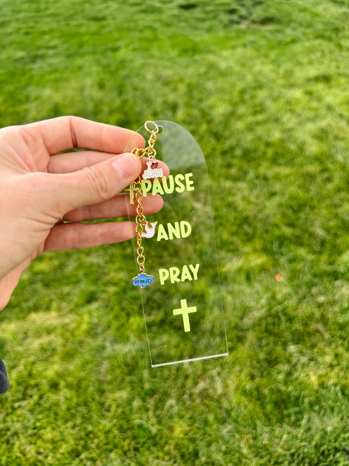 Pause and Pray Bookmark