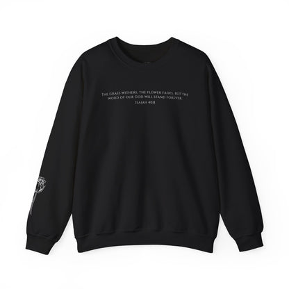 Isaiah 40:8 Rose Crewneck