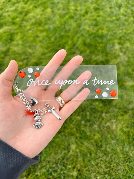 Once Upon a Time Bookmark (red)