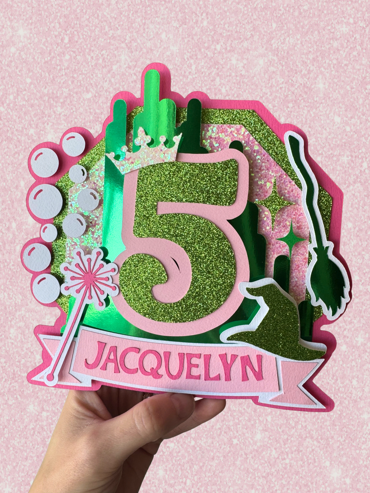 Defying Gravity Cake Topper