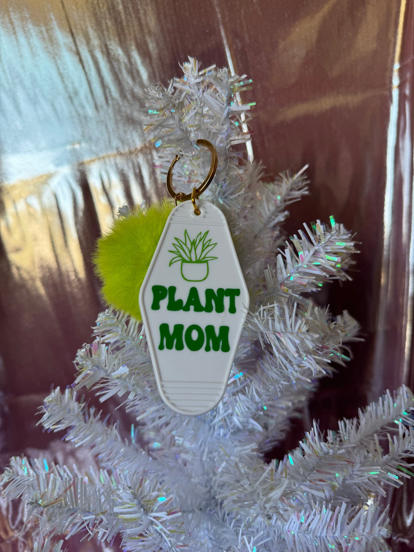 Plant Mom Keychain