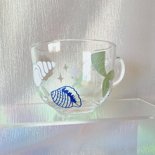 Seashells by the Seashore Glass Mug