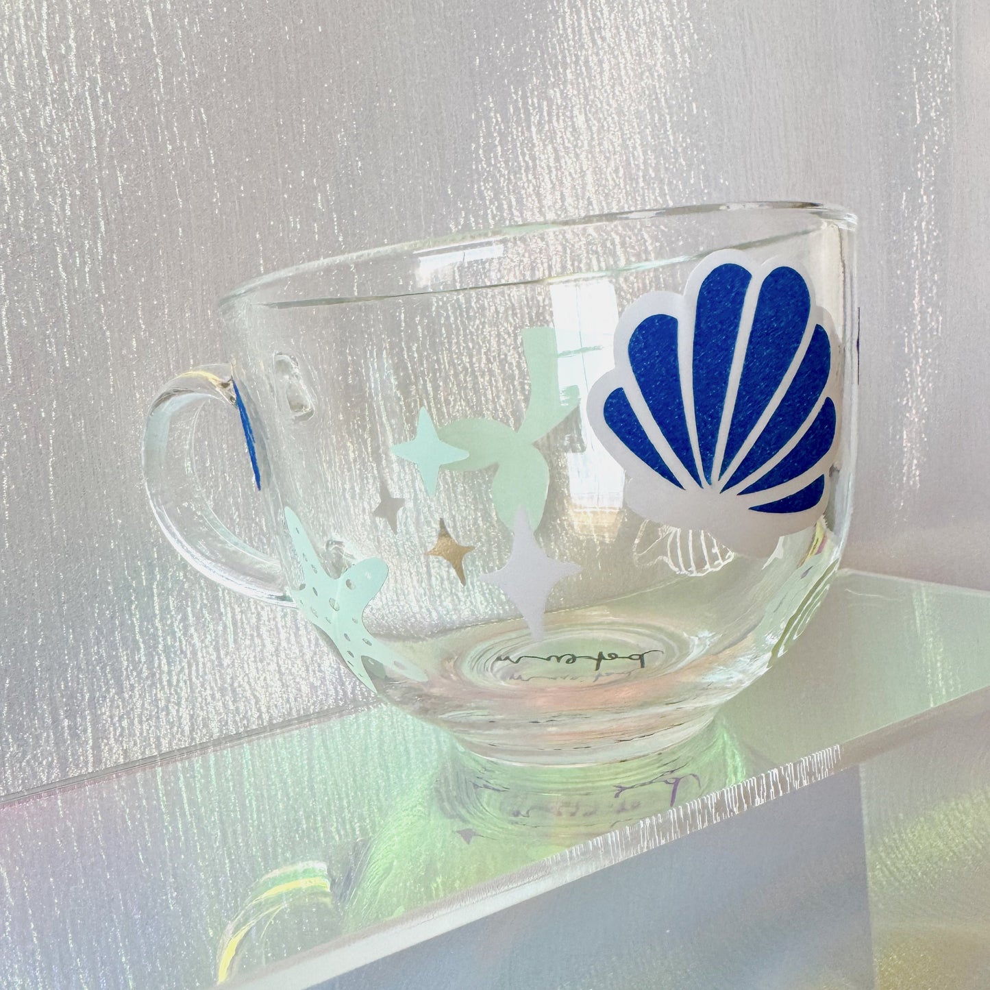 Seashells by the Seashore Glass Mug