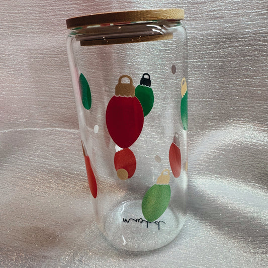 XMas Light Glass Can