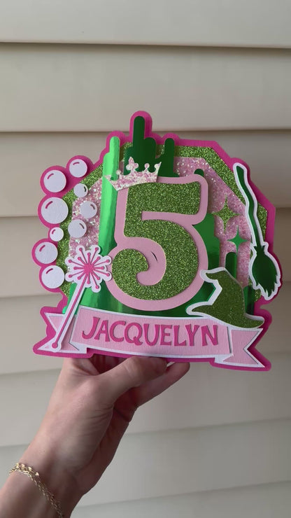 Defying Gravity Cake Topper